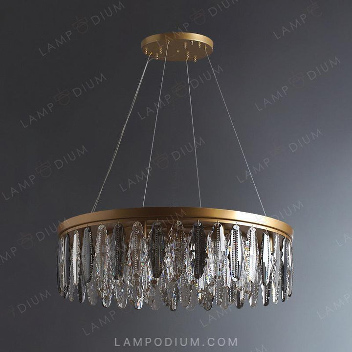 Circular chandeliers and light fixtures CONSUL