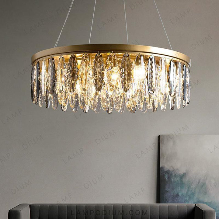 Circular chandeliers and light fixtures CONSUL