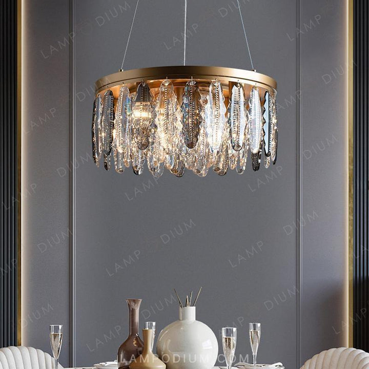 Circular chandeliers and light fixtures CONSUL