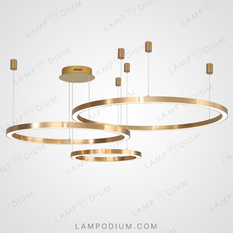 Circular chandeliers and lamps CRUISE LITE