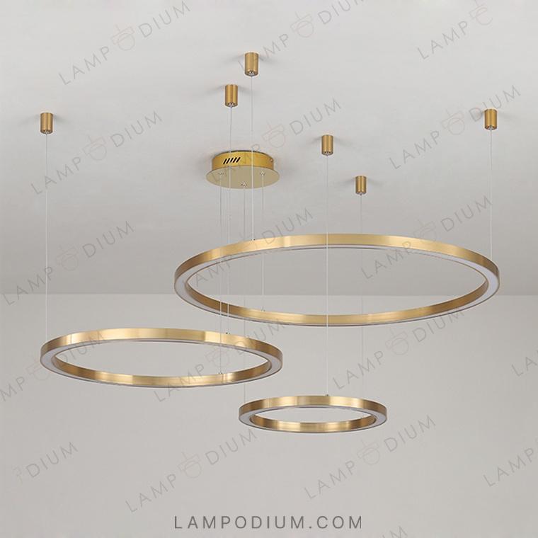 Circular chandeliers and lamps CRUISE LITE