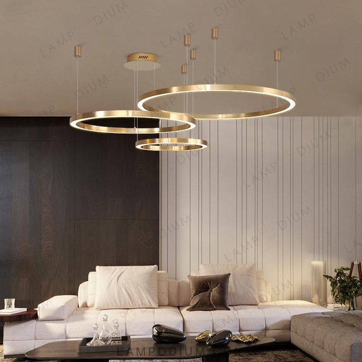 Circular chandeliers and lamps CRUISE LITE