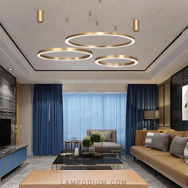 Circular chandeliers and lamps CRUISE LITE