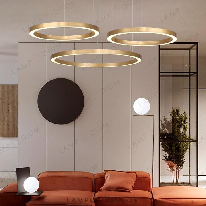 Circular chandeliers and lamps CRUISE LITE