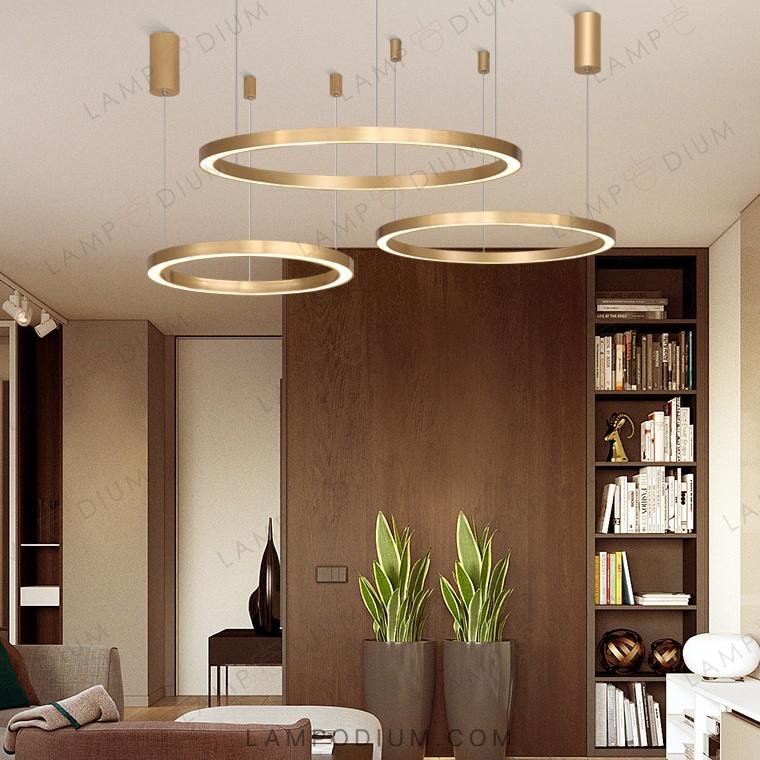 Circular chandeliers and lamps CRUISE LITE