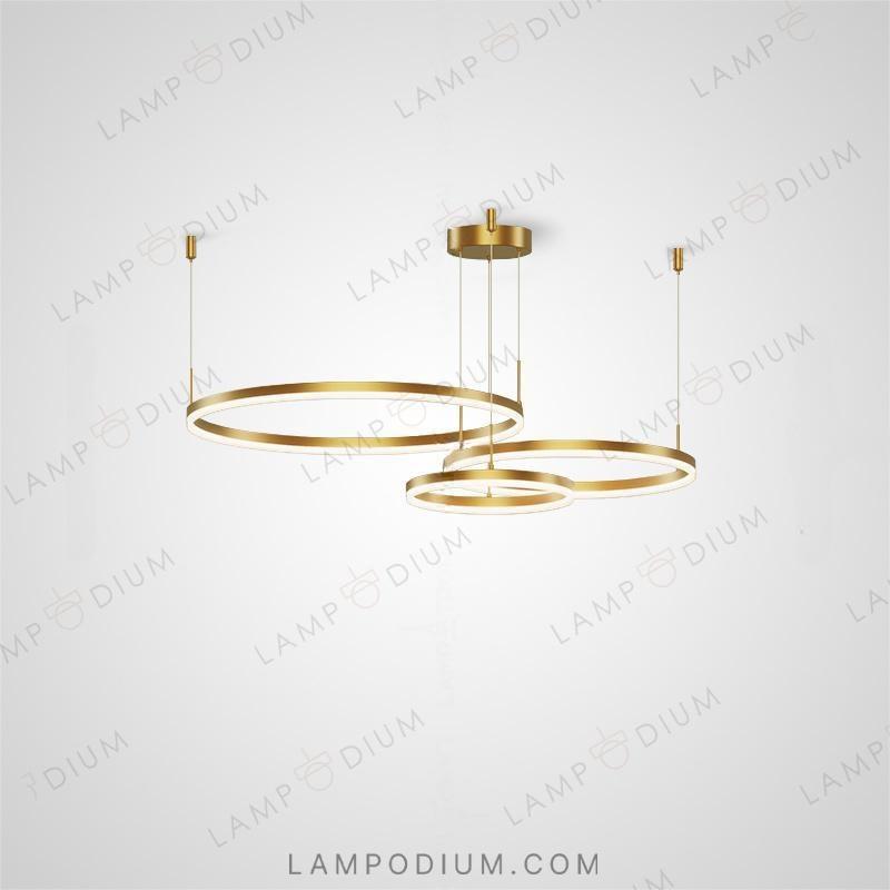 Circular chandeliers and light fixtures CRUISE LUX