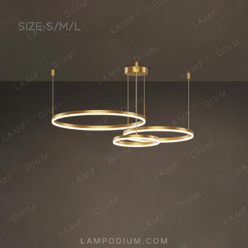 Circular chandeliers and light fixtures CRUISE LUX