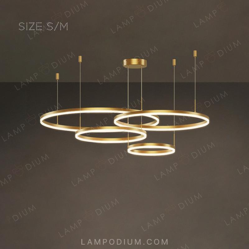 Circular chandeliers and light fixtures CRUISE LUX