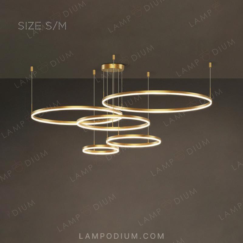 Circular chandeliers and light fixtures CRUISE LUX