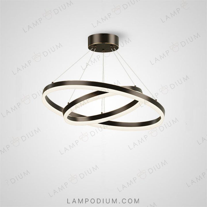 Circular chandeliers and lamps CRUISE MORE LUX