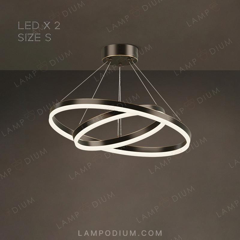 Circular chandeliers and lamps CRUISE MORE LUX