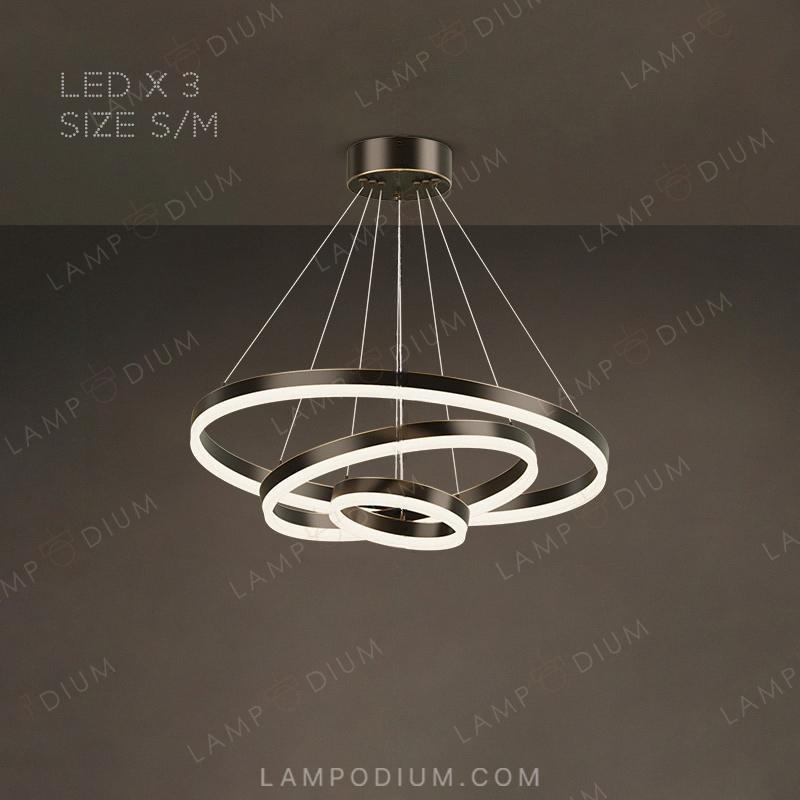 Circular chandeliers and lamps CRUISE MORE LUX