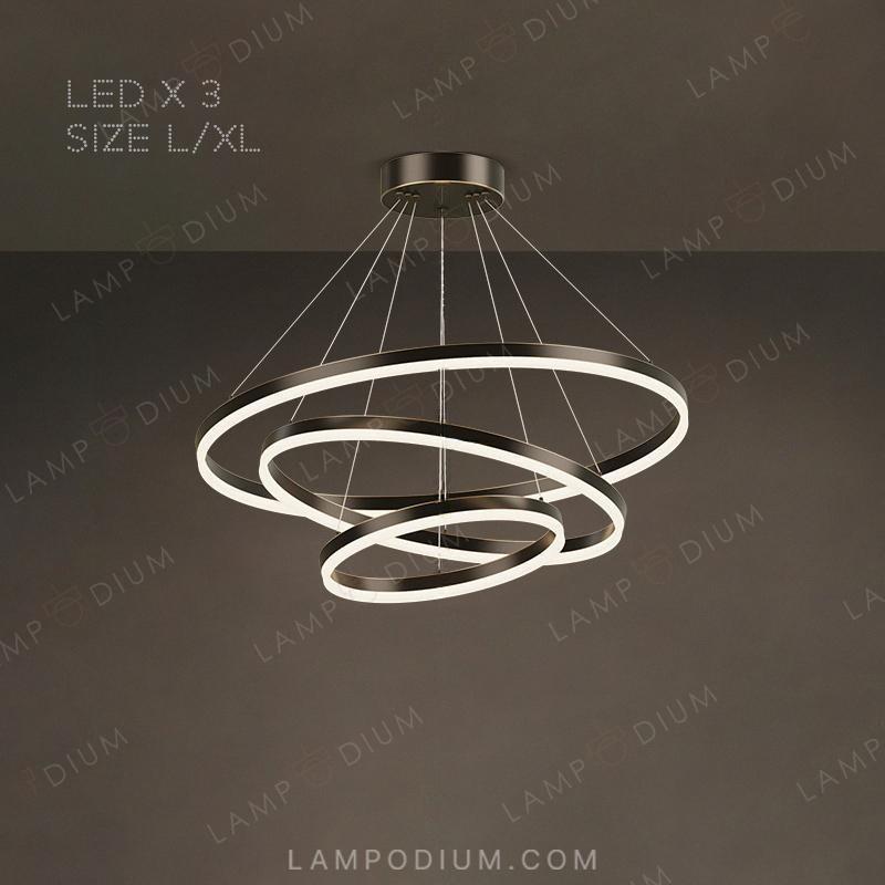 Circular chandeliers and lamps CRUISE MORE LUX