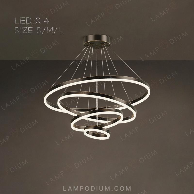 Circular chandeliers and lamps CRUISE MORE LUX