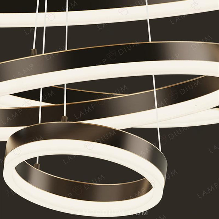 Circular chandeliers and lamps CRUISE MORE LUX