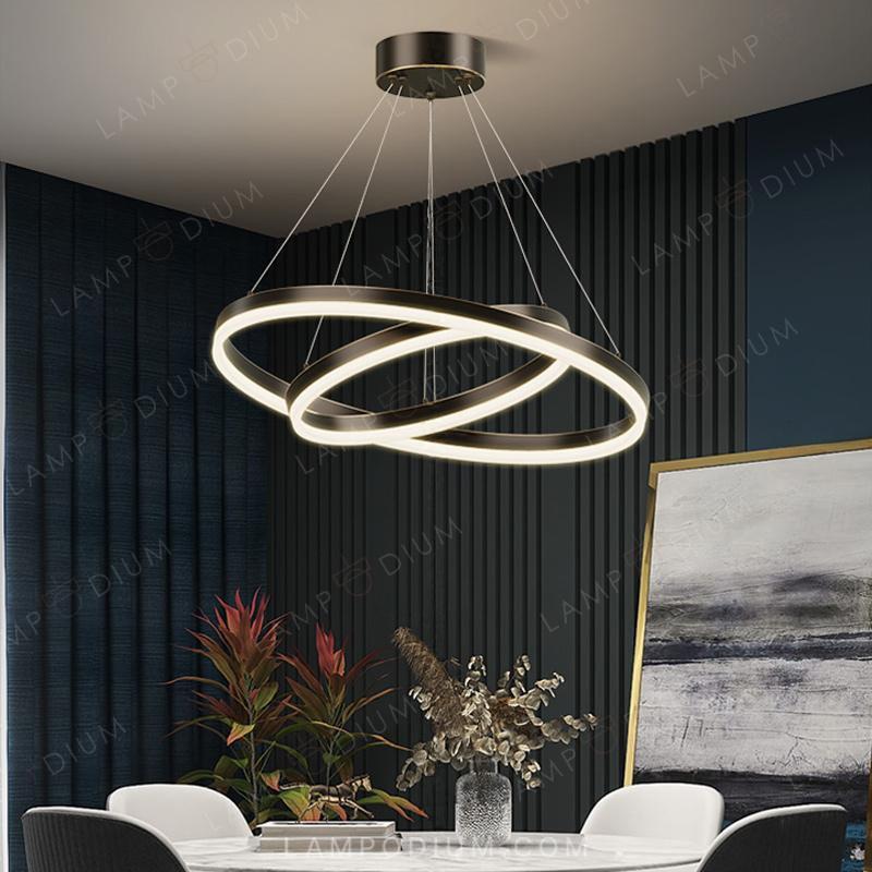 Circular chandeliers and lamps CRUISE MORE LUX