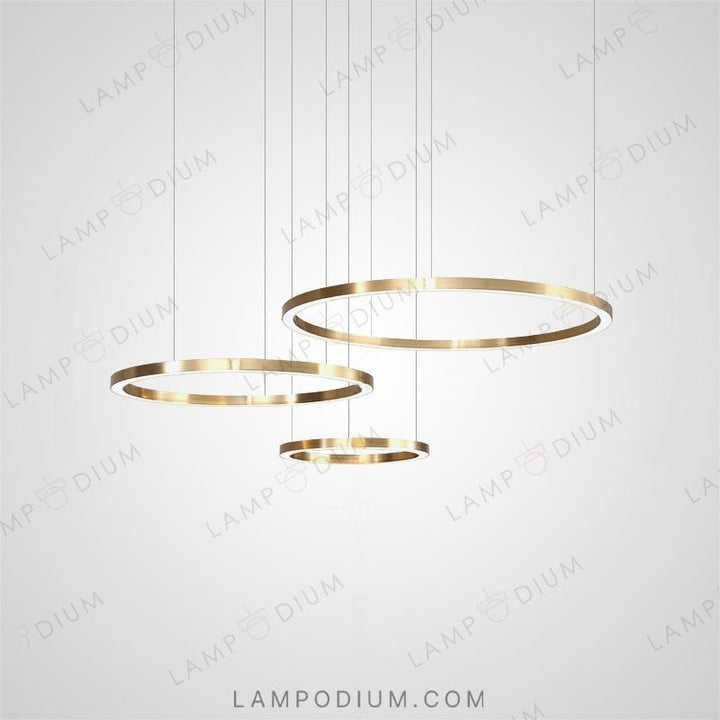 Ring chandeliers and light fixtures CRUISE