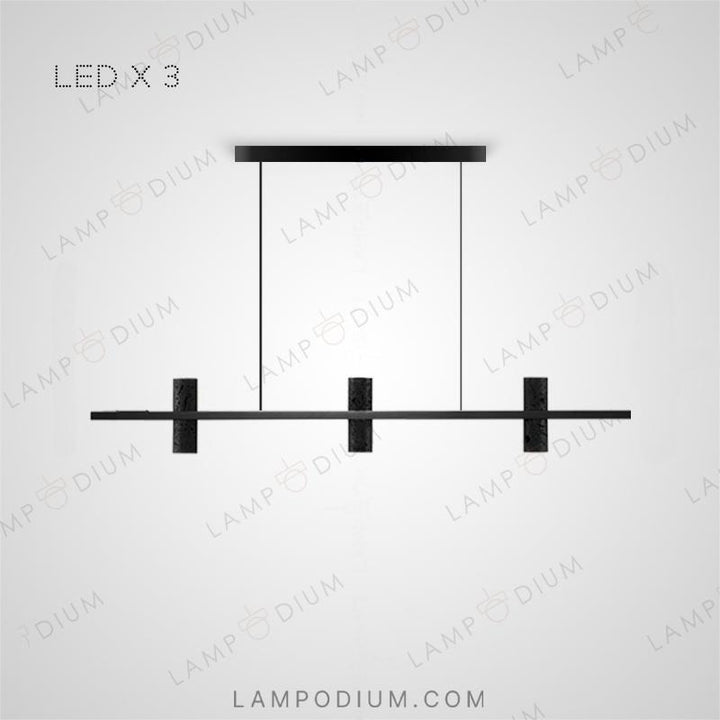 Linear, row luminaire CURB