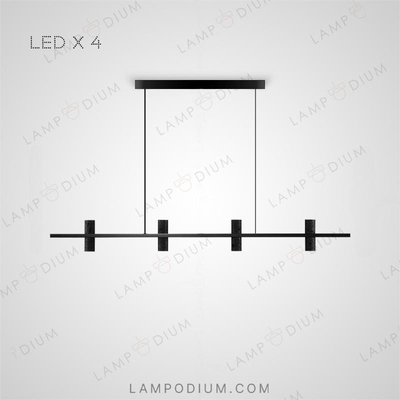 Linear, row luminaire CURB