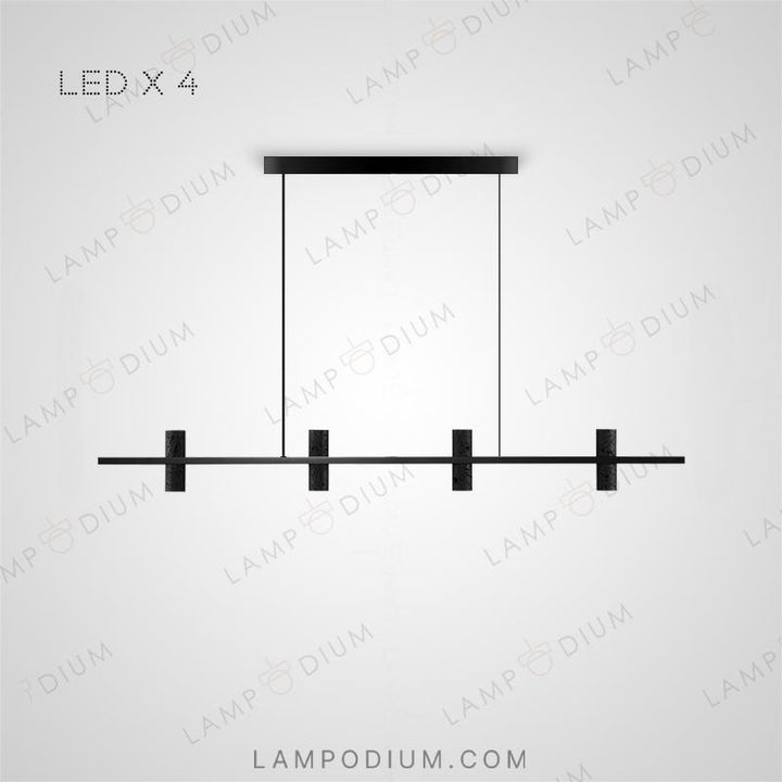 Linear, row luminaire CURB