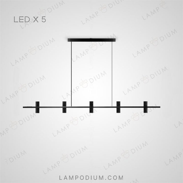 Linear, row luminaire CURB