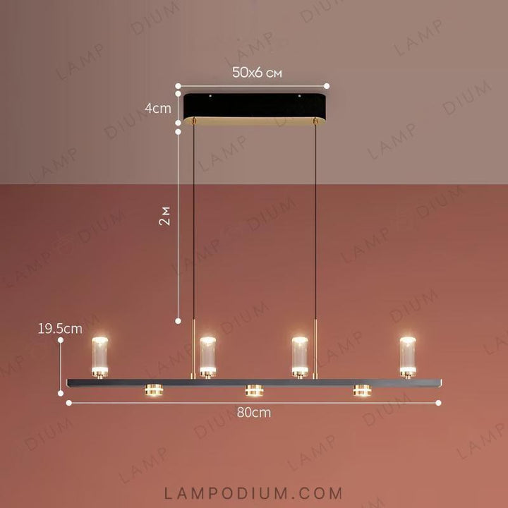 Linear, row luminaire DAGGRY