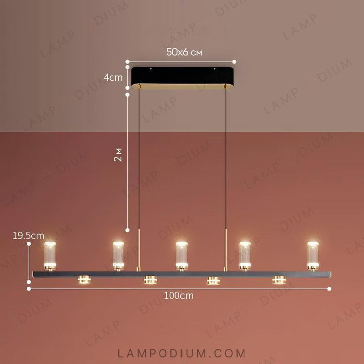 Linear, row luminaire DAGGRY