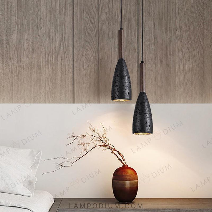 Pendant light DALBY WOOD