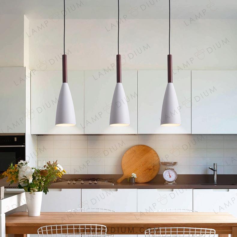 Hanging light fixture DALBY