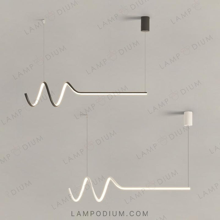 Linear, row luminaire DAMARIS