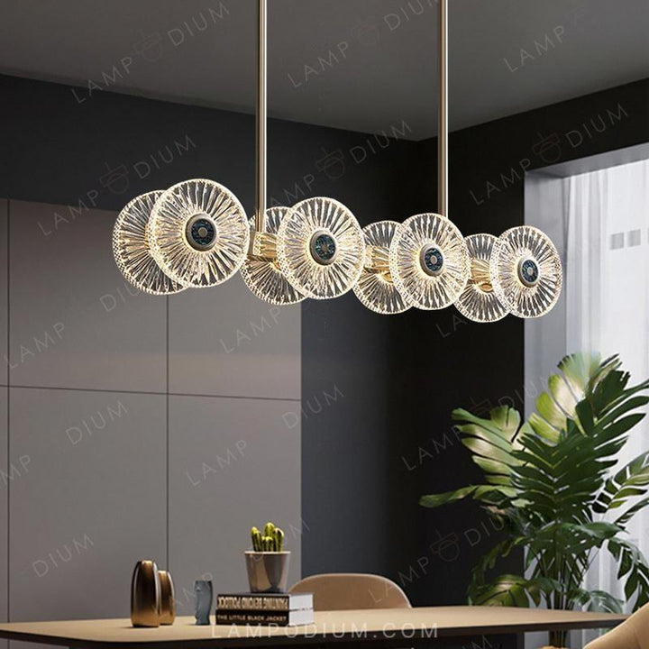 Linear, row luminaire DAMIANA LONG