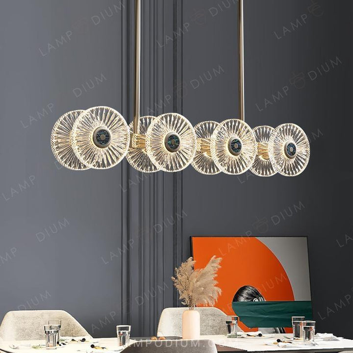 Linear, row luminaire DAMIANA LONG