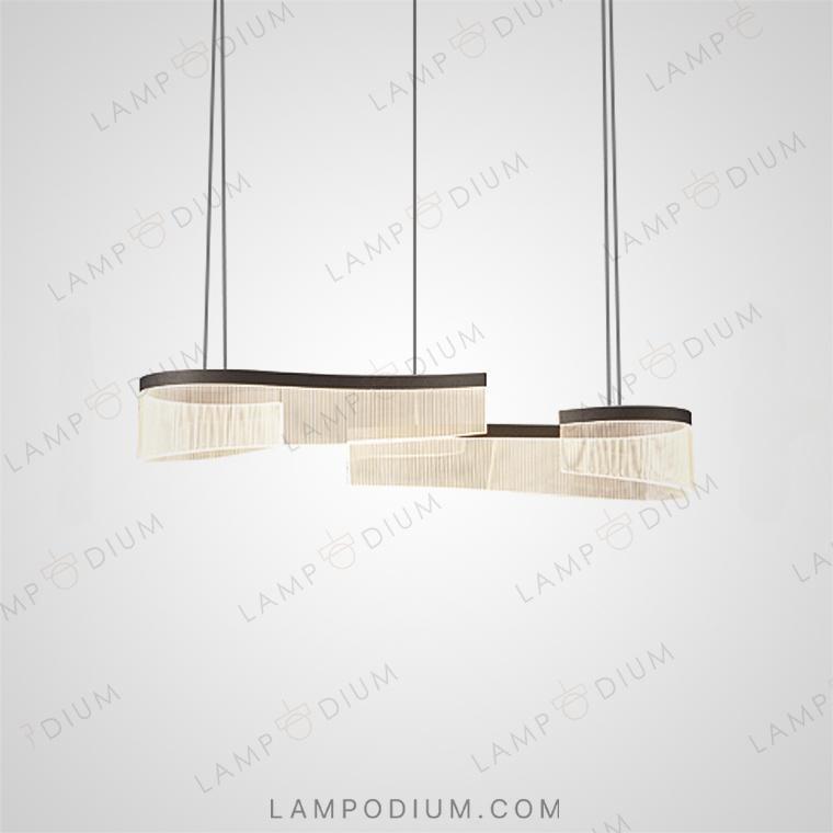 Linear, row luminaire DANELIUS B DUO