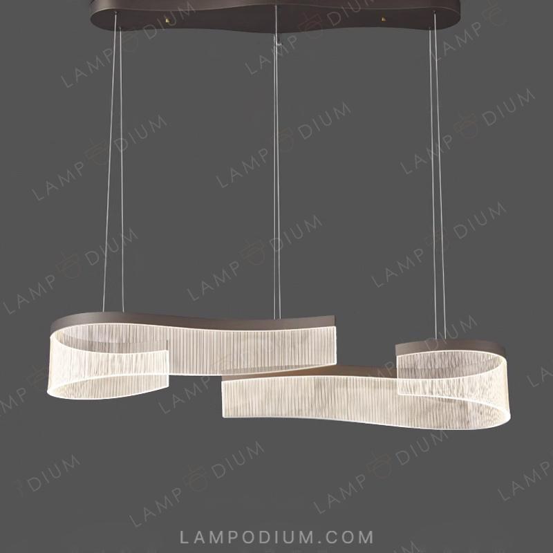 Linear, row luminaire DANELIUS B DUO