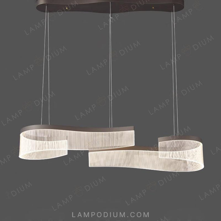 Linear, row luminaire DANELIUS B DUO