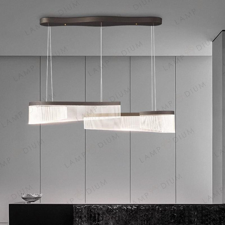 Linear, row luminaire DANELIUS B DUO