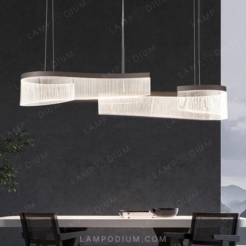 Linear, row luminaire DANELIUS B DUO