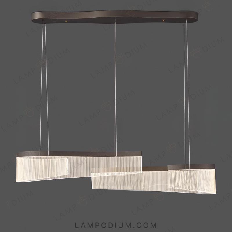 Linear, row luminaire DANELIUS B DUO