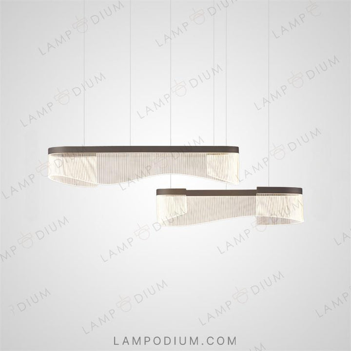 Linear, row luminaire DANELIUS DUO