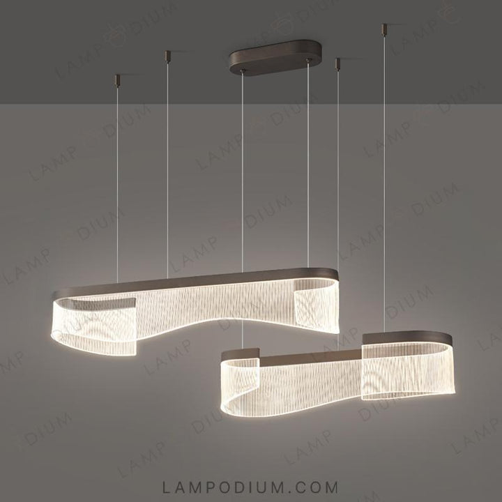 Linear, row luminaire DANELIUS DUO