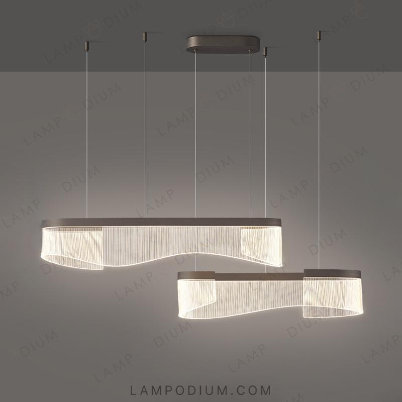 Linear, row luminaire DANELIUS DUO