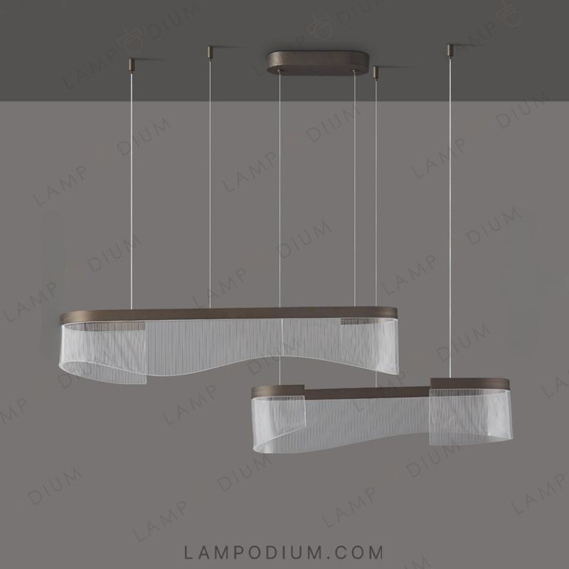 Linear, row luminaire DANELIUS DUO