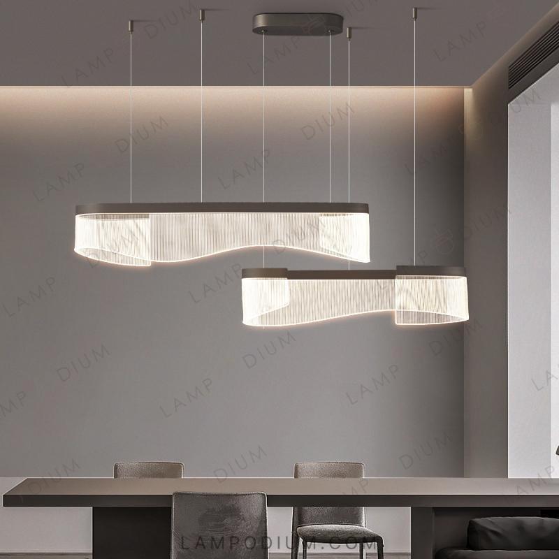 Linear, row luminaire DANELIUS DUO