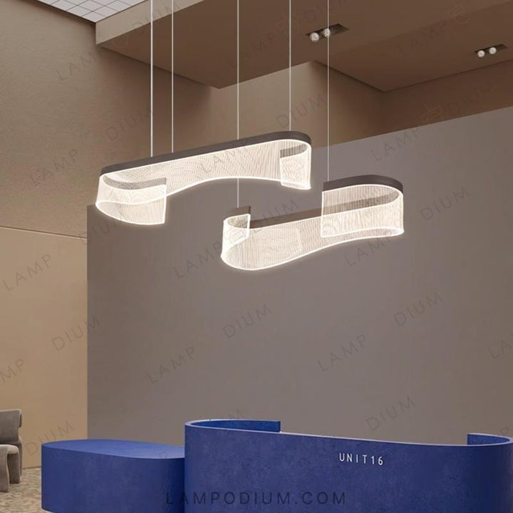 Linear, row luminaire DANELIUS DUO