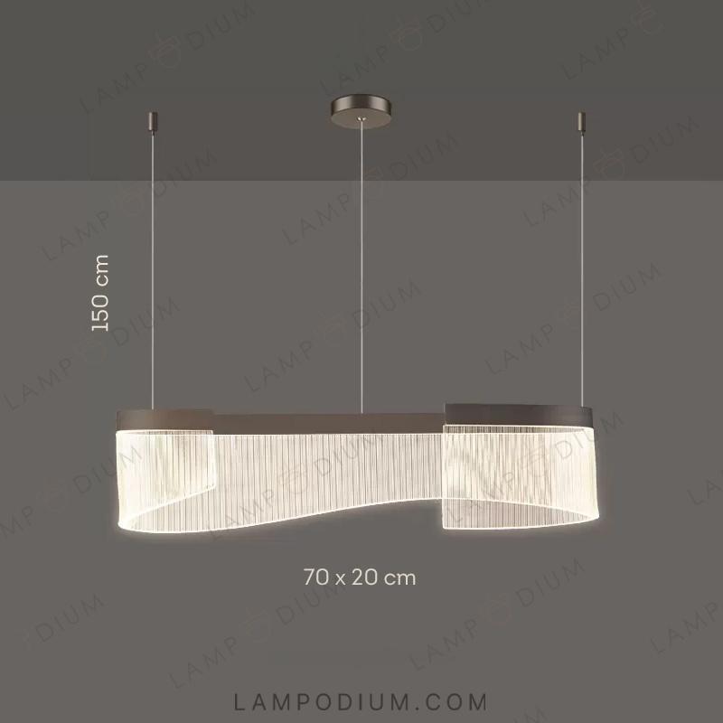 Linear, row luminaire DANELIUS