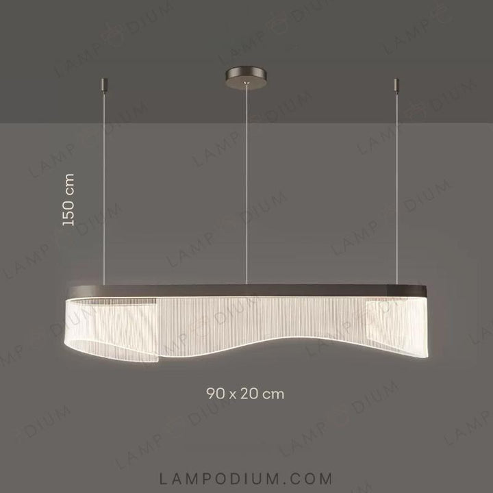 Linear, row luminaire DANELIUS