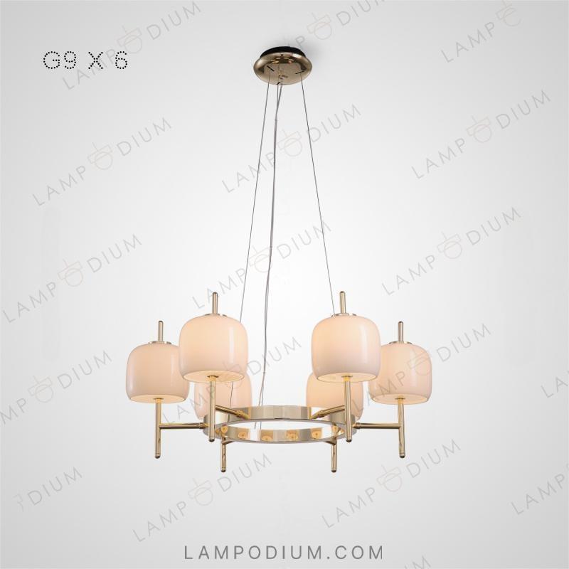 Circular chandeliers and light fixtures DARLING