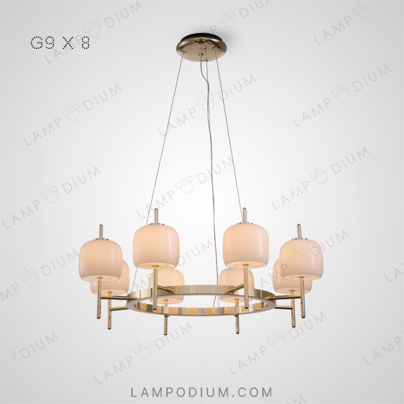 Circular chandeliers and light fixtures DARLING