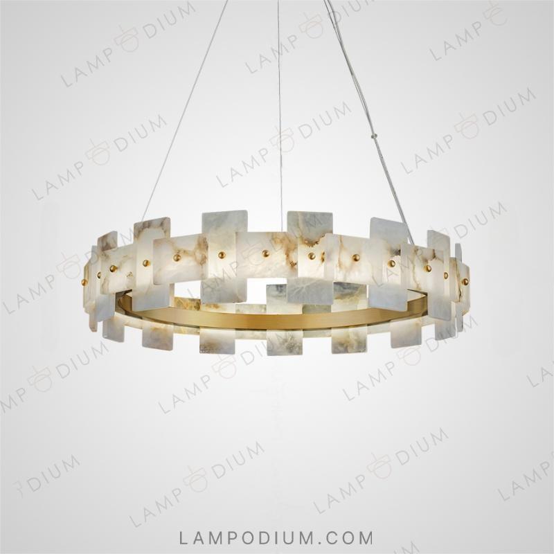 Circular chandeliers and light fixtures DEBORA B