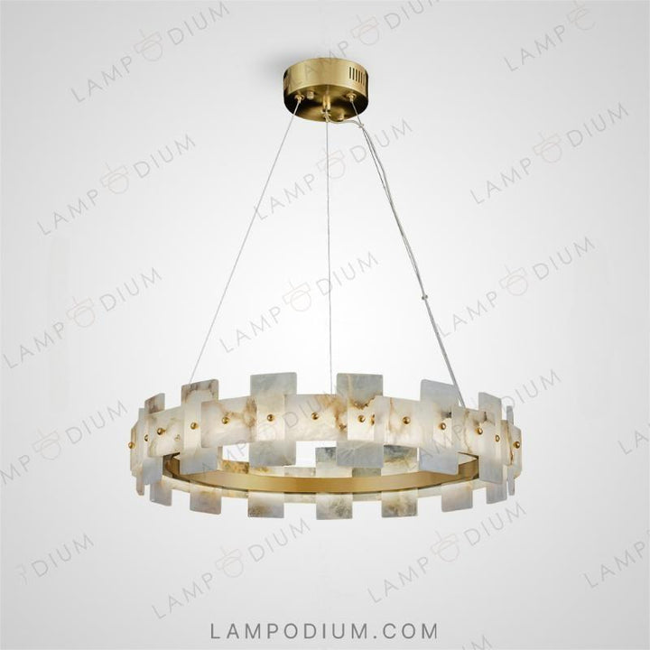 Circular chandeliers and light fixtures DEBORA B